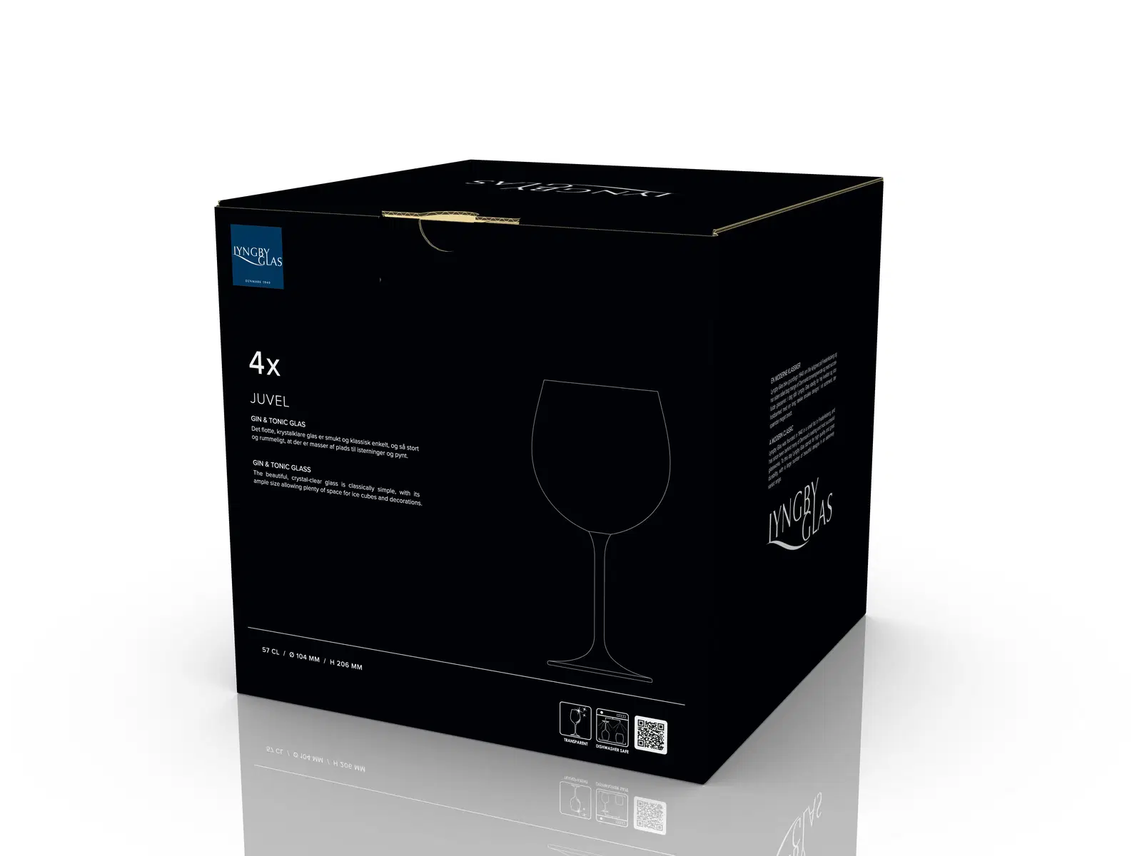 Lyngby Glas Gin & Tonic 57 cl 4 stk, Juvel